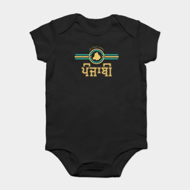 International Punjabi Baby Bodysuit by PUNJABISTYL